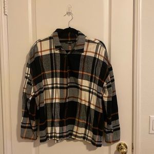 Madewell flannel top
